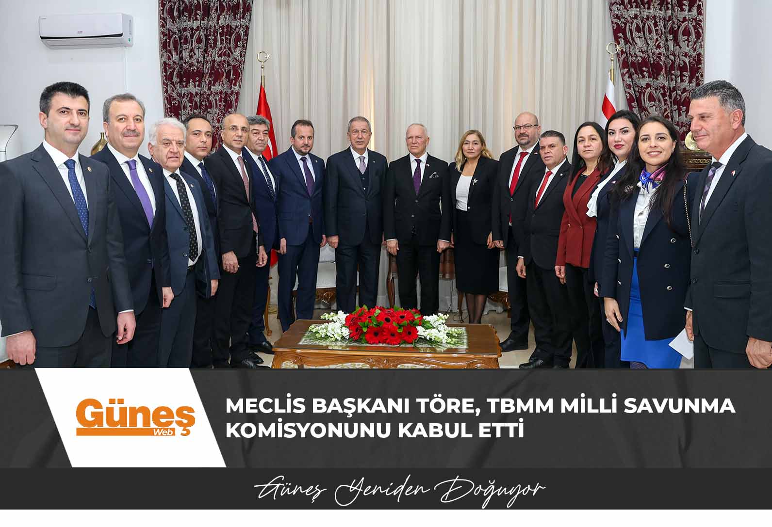 Meclis Başkanı Töre, TBMM Milli Savunma Komisyonunu kabul etti