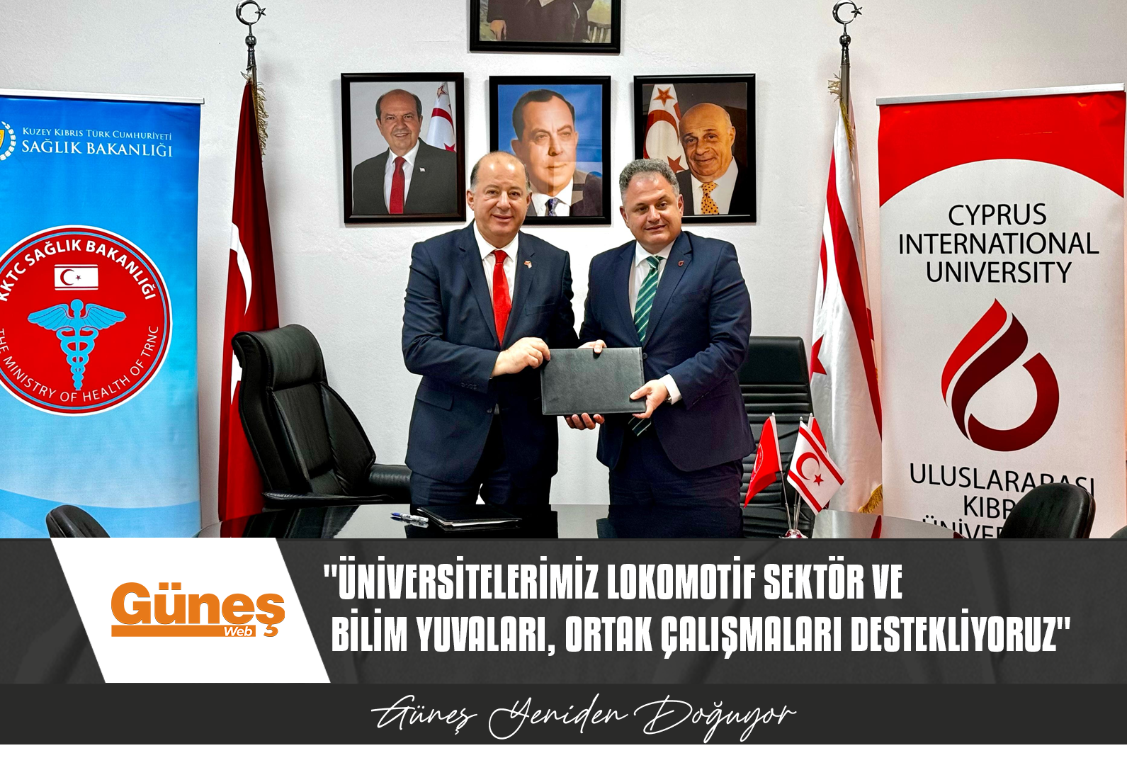 Dinçyürek :” Üniversitelerimiz lokomotif sektör ve bilim yuvaları, ortak çalışmaları destekliyoruz”