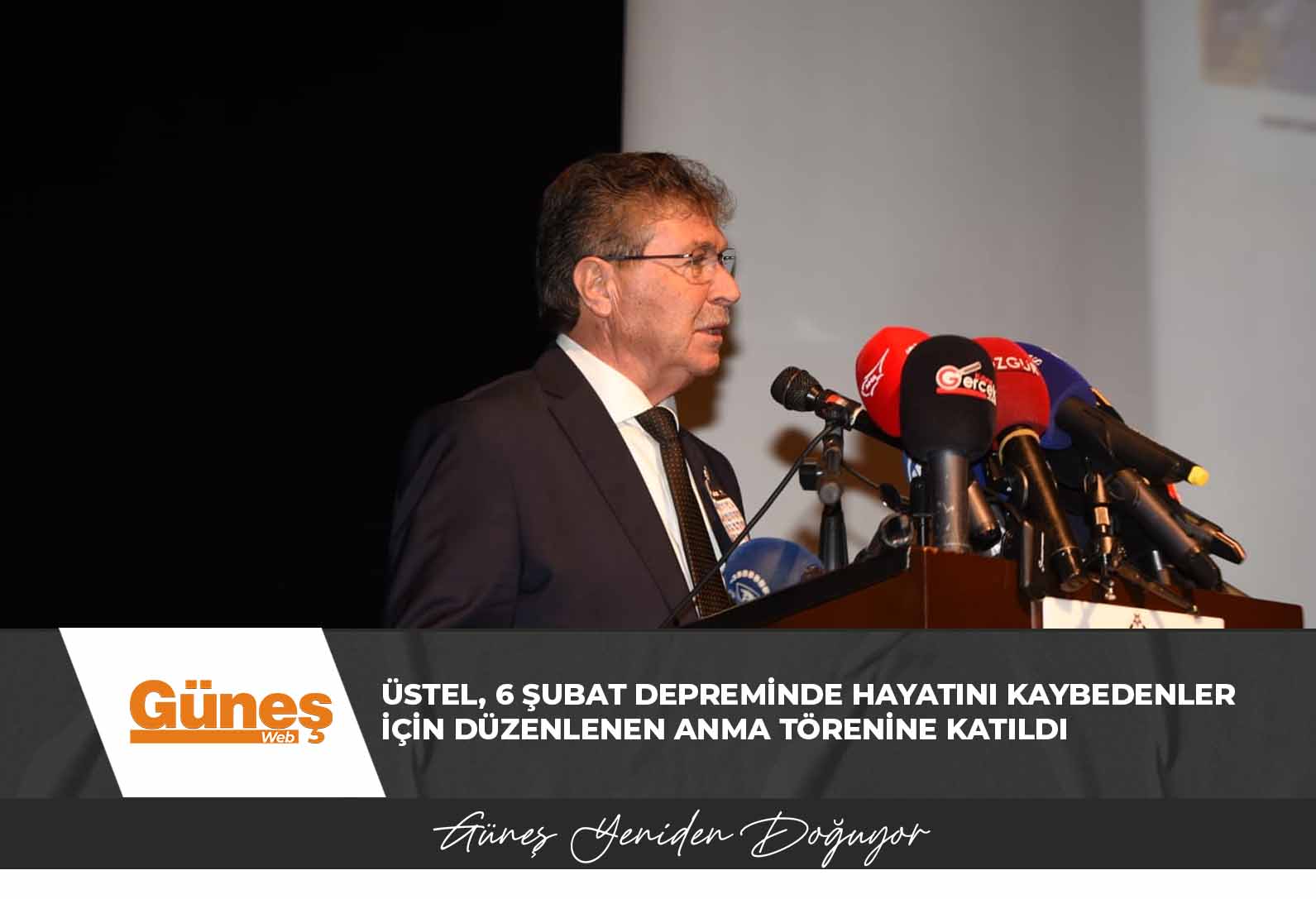 Başbakan Ünal Üstel, 6 Şubat Depreminde Hayatını Kaybedenler İçin Düzenlenen Anma Törenine Katıldı