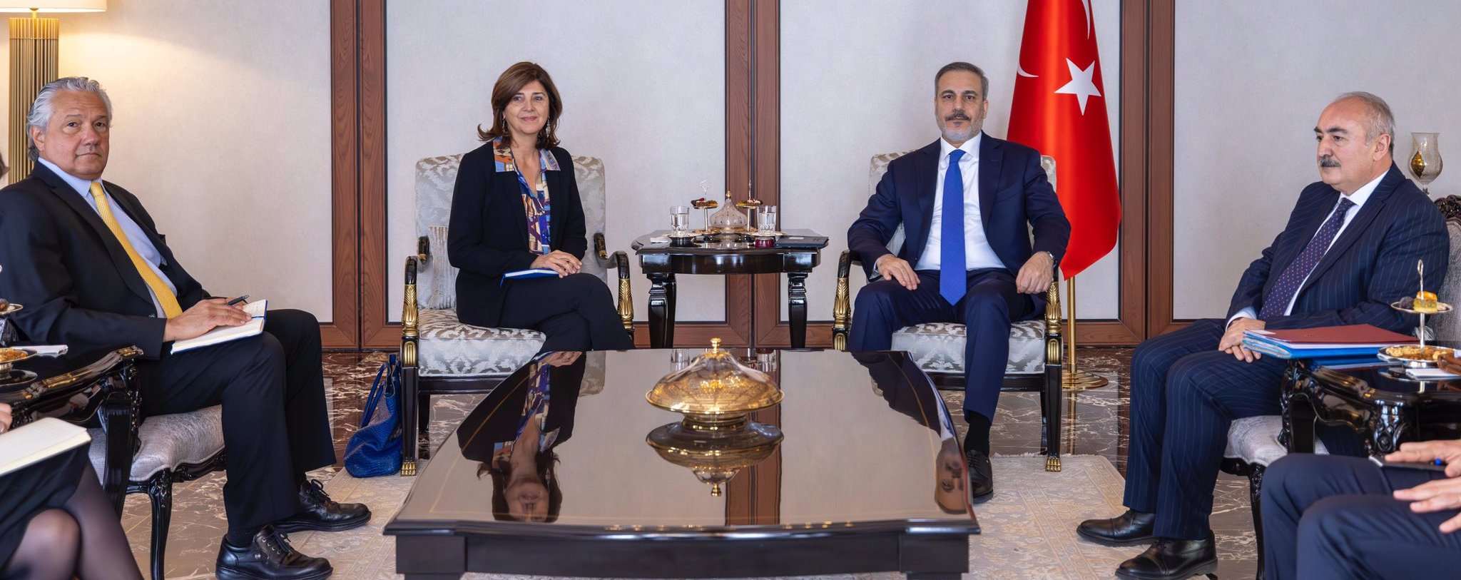 Türkiye Dışişleri Bakanı Fidan, Ankara’da Holguin’i kabul etti