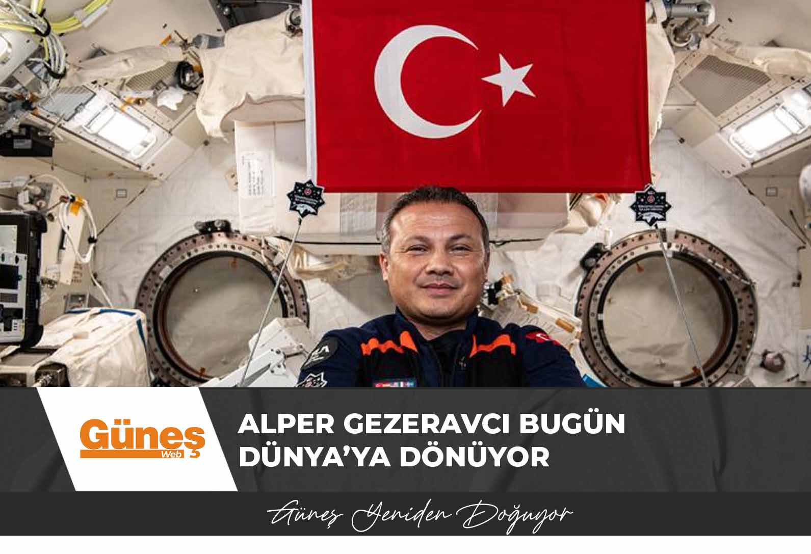 Türkiye’nin ilk astronotu Alper Gezeravcı bugün Dünya’ya dönüyor