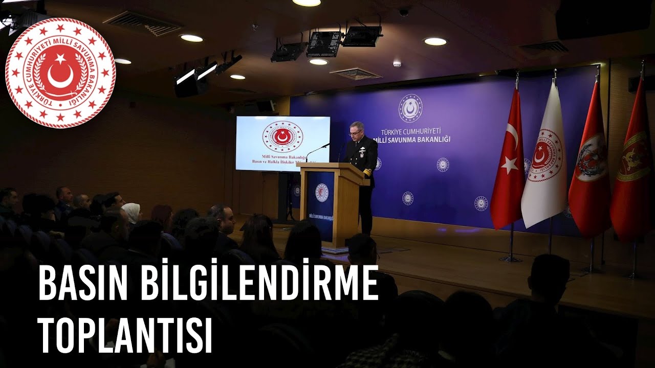 TC Milli Savunma Bakanlığında basın bilgilendirme toplantısı yapıldı