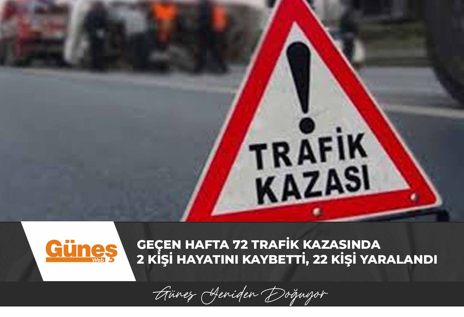 KKTC’de geçen hafta 72 trafik kazasında 2 kişi hayatını kaybetti, 22 kişi yaralandı