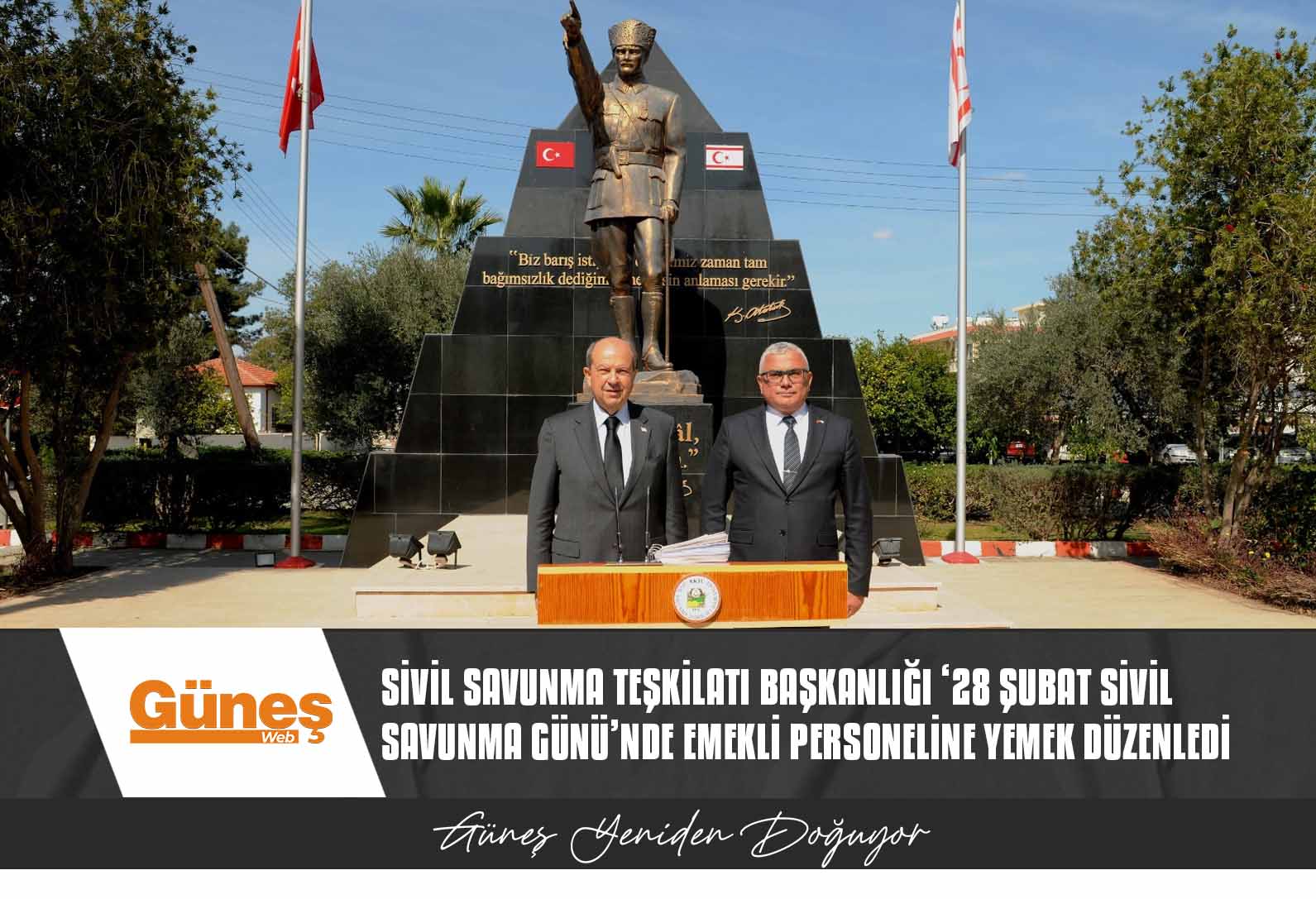 SİVİL SAVUNMA TEŞKİLATI BAŞKANLIĞI ‘28 ŞUBAT SİVİL SAVUNMA GÜNÜ’NDE EMEKLİ PERSONELİNE YEMEK DÜZENLEDİ