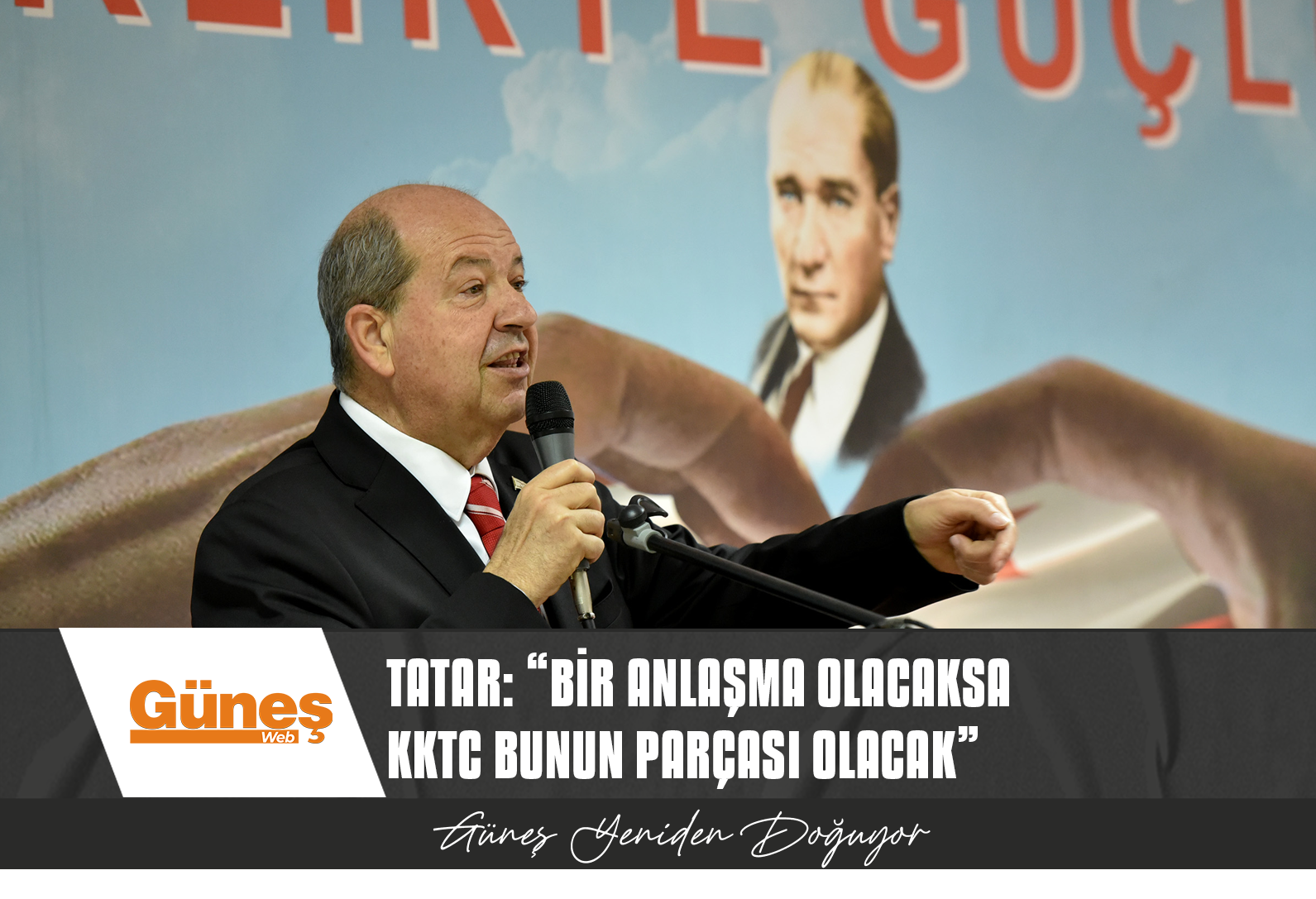 Cumhurbaşkanı Tatar: “Bir anlaşma olacaksa KKTC bunun parçası olacak”