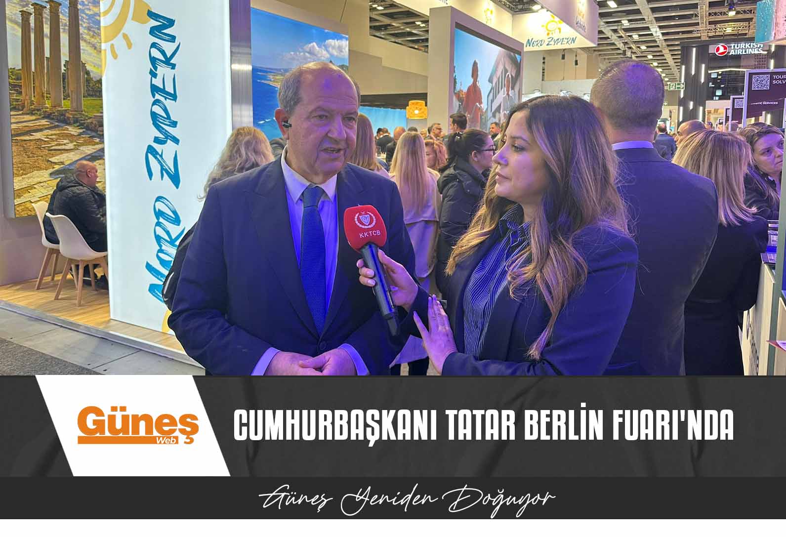 Cumhurbaşkanı Tatar Berlin Fuarı’nda: “KKTC, Akdeniz’de önemli bir turizm destinasyonu ve marka”