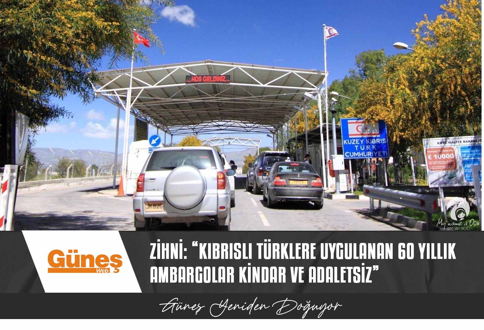 Fahri Zihni, Cyprus Mail’e yazdı: “Kıbrıslı Türklere uygulanan 60 yıllık ambargolar kindar ve adaletsiz”