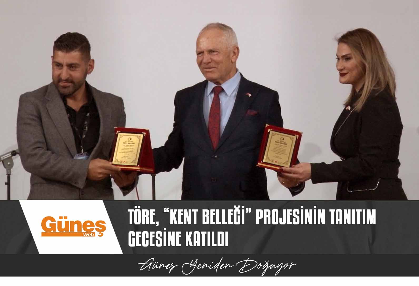 Töre, “Kent Belleği” projesinin tanıtım gecesine katıldı