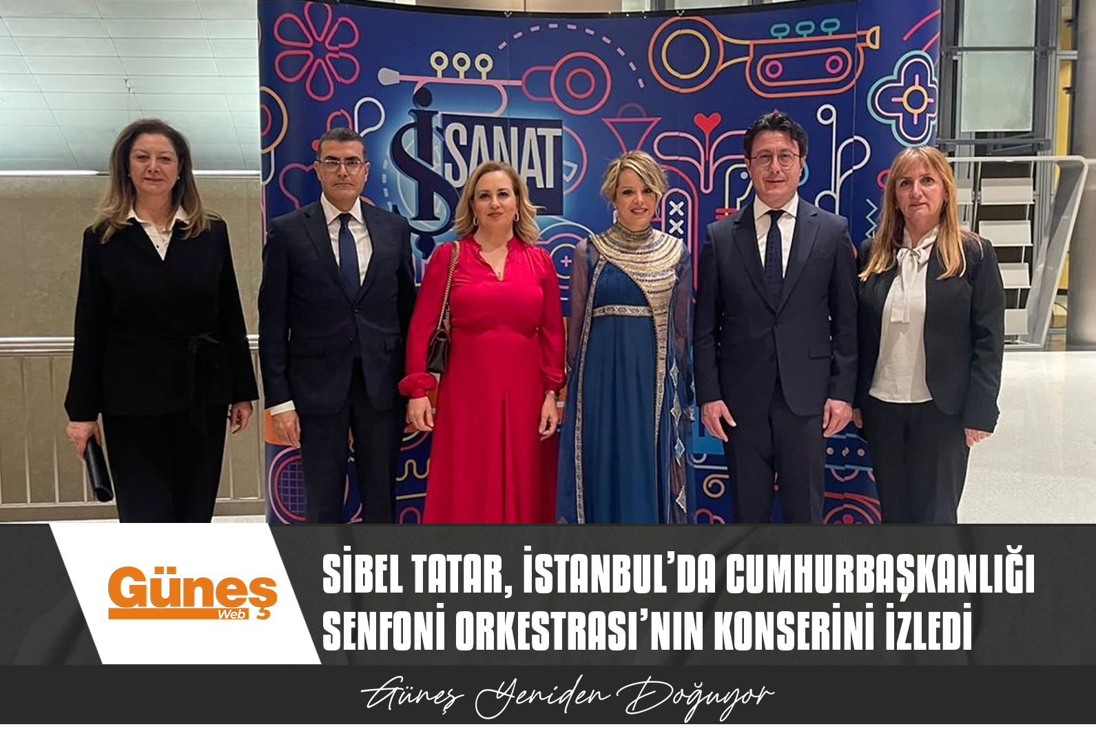 Cumhurbaşkanı Tatar’ın eşi Sibel Tatar İstanbul’da