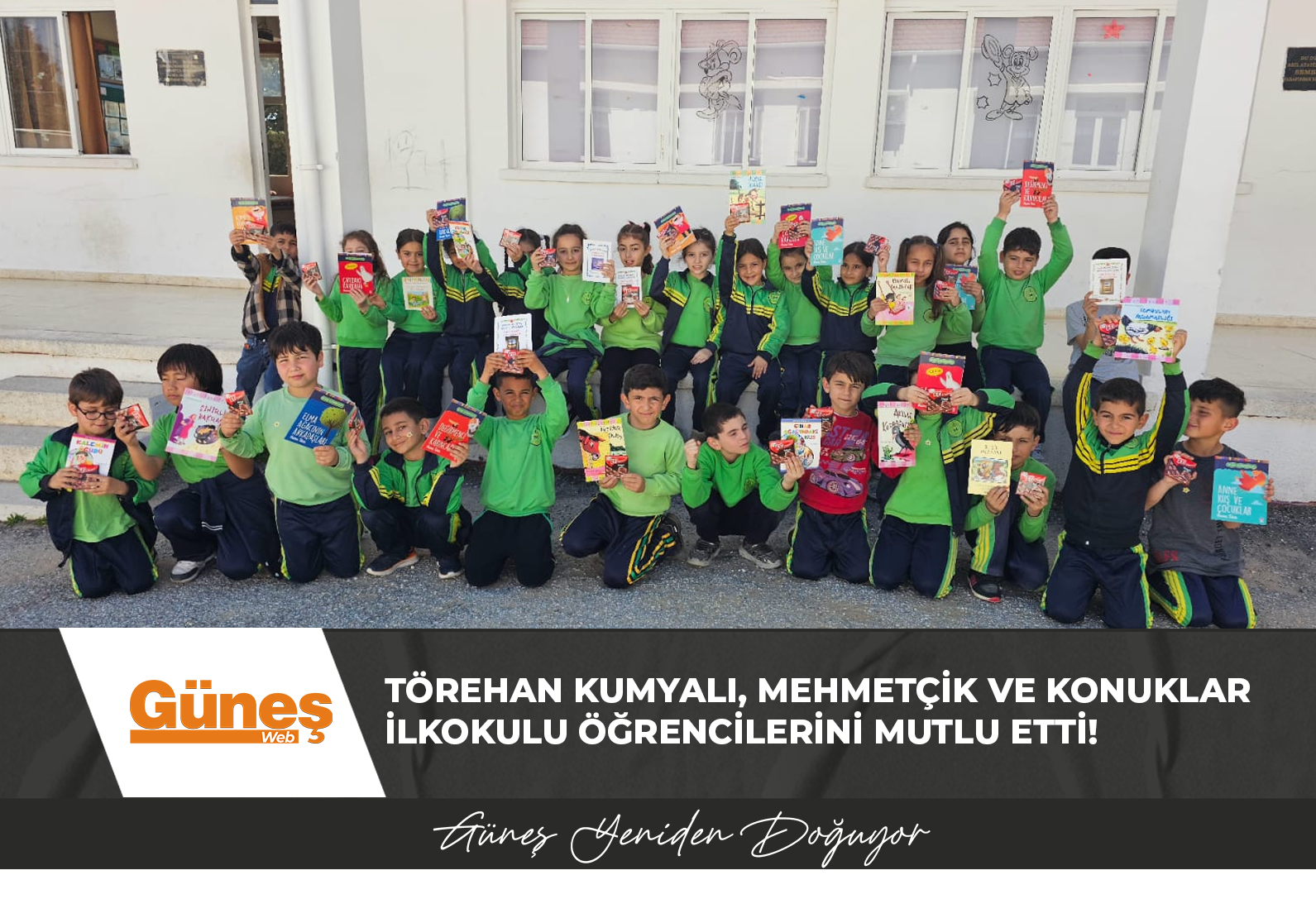 Törehan Kumyalı, Mehmetçik ve Konuklar İlkokulu Öğrencilerini Mutlu Etti