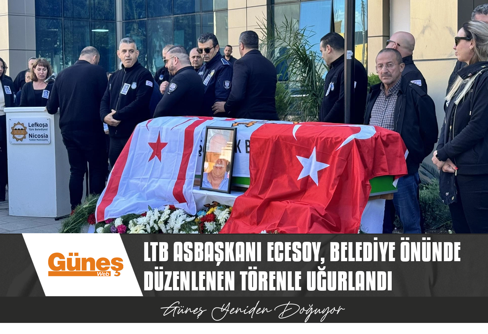LTB Asbaşkanı Ecesoy, Belediye önünde düzenlenen törenle uğurlandı