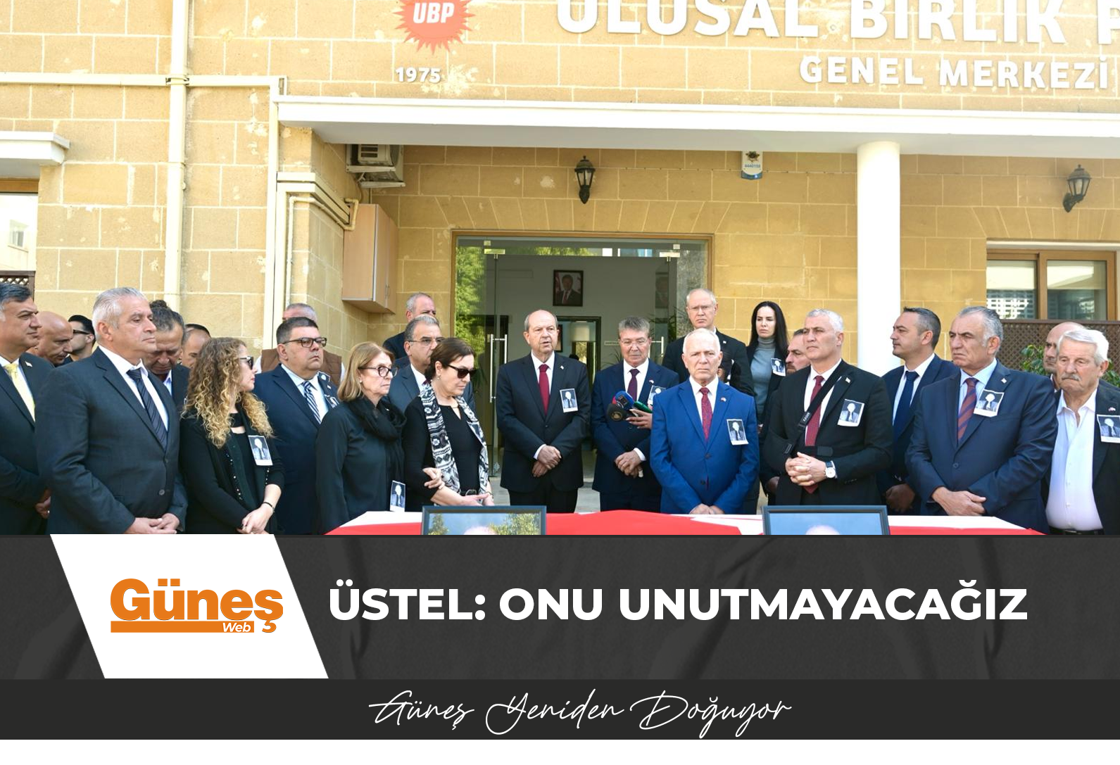 Eski bakan, Tuncer Arifoğlu için UBP Genel Merkezi’nde tören düzenlendi