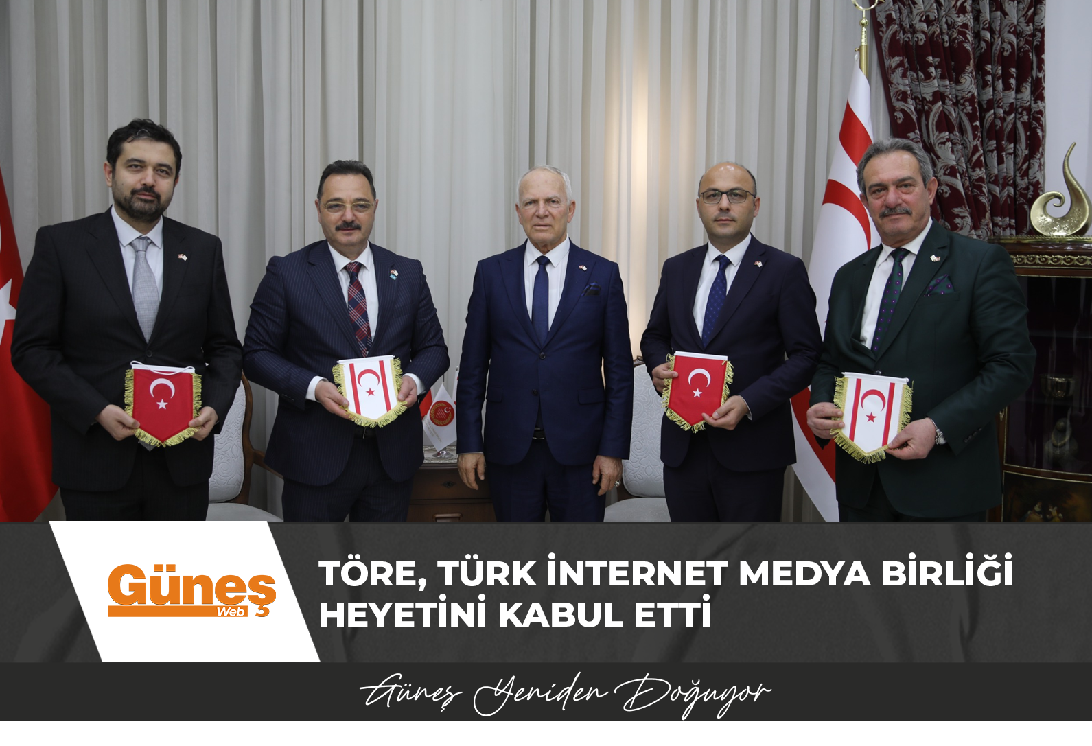 Töre, Türk İnternet Medya Birliği heyetini kabul etti