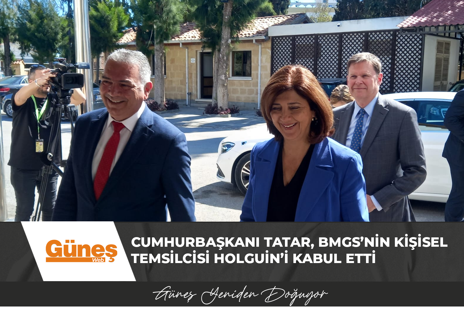 Cumhurbaşkanı Tatar, BMGS’nin Kişisel temsilcisi Holguin’i kabul etti