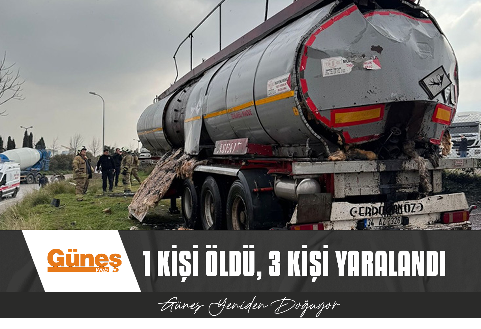 İstanbul’da akaryakıt tankerinde patlamada meydana geldi