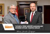 Cumhurbaşkanı Tatar’a Türk Müziği Makamları Rehber Kitabı takdim edildi