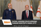 Tatar, Lefkoşa Polis Müdürü Tarkan Kızıltuğ’u kabul etti