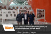 Ercan Havalimanı’nda spor müsabakaları fotoğraflarından oluşan sergi