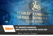 TC Merkez Bankası enflasyon hedefini açıkladı