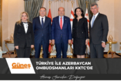 Malkoç ile Aliyeva Cumhurbaşkanı Tatar tarafından kabul edildi