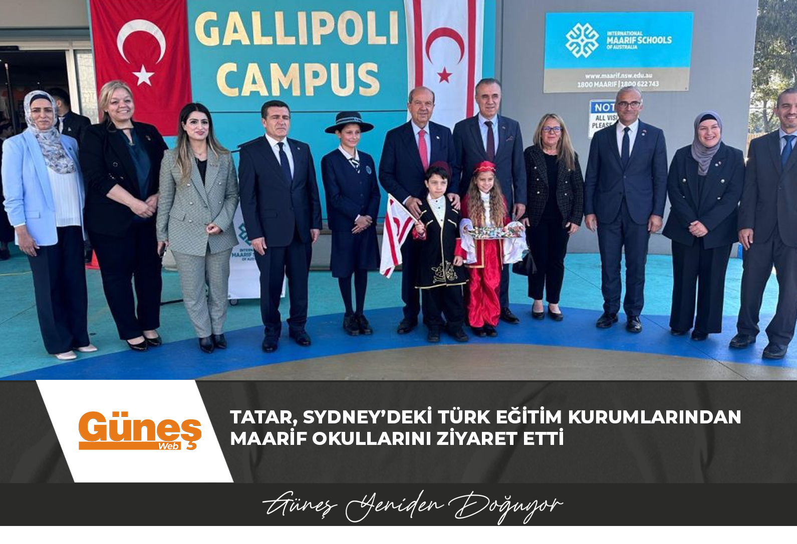 Cumhurbaşkanı Tatar, Sydney’deki Türk eğitim kurumlarından Maarif Okullarını ziyaret etti