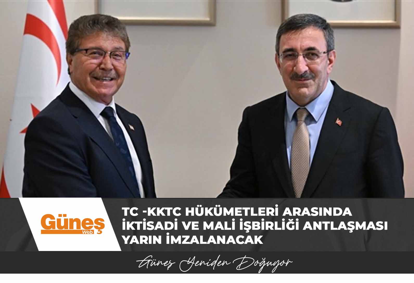 TC -KKTC Hükümetleri Arasında İktisadi ve Mali İşbirliği Antlaşması yarın imzalanacak