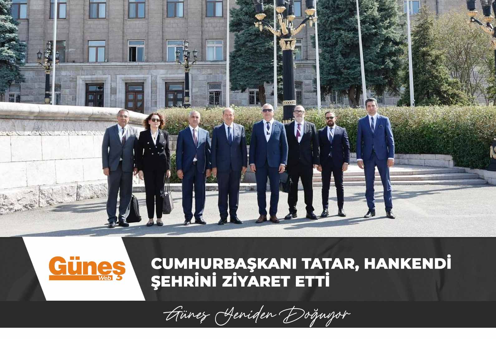 Cumhurbaşkanı Tatar, Hankendi şehrini ziyaret etti