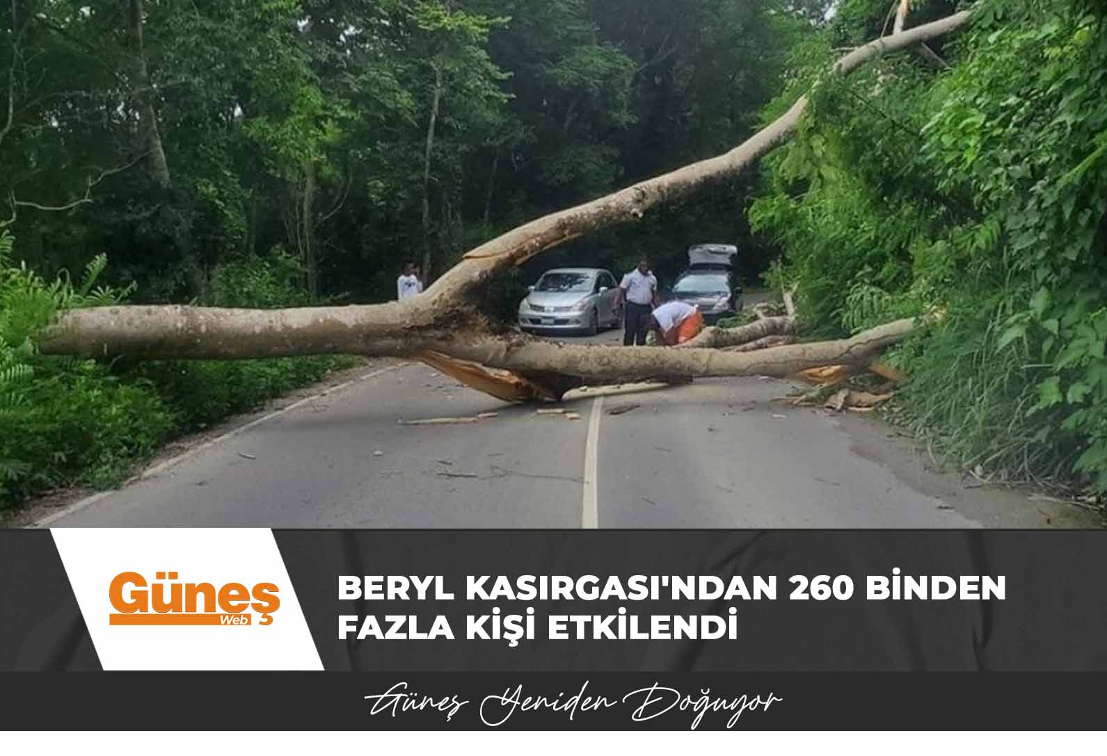 Karayipler’i etkisi altına alan Beryl Kasırgası’ndan 260 binden fazla kişi etkilendi