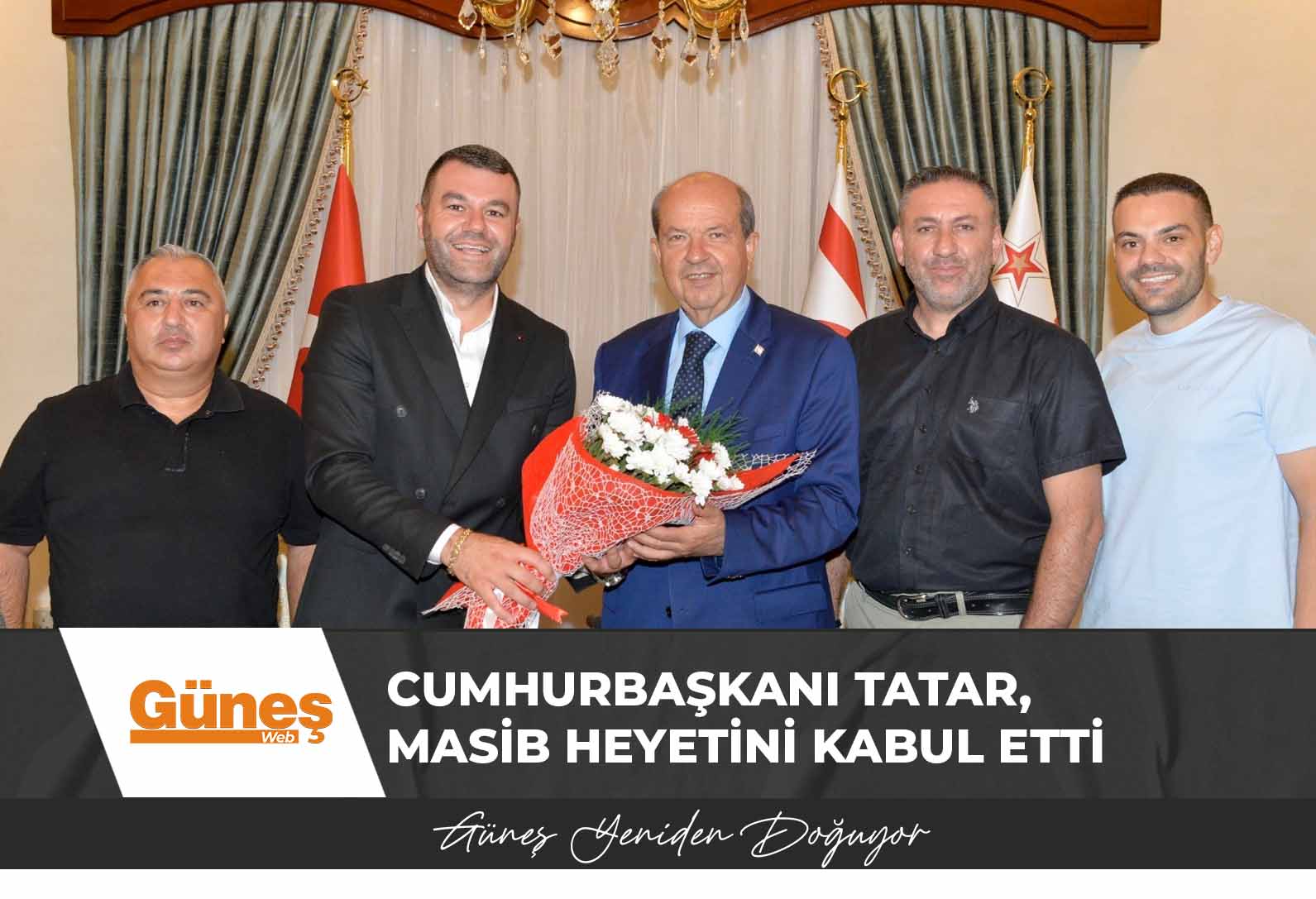 Cumhurbaşkanı Tatar, MASİB heyetini kabul etti