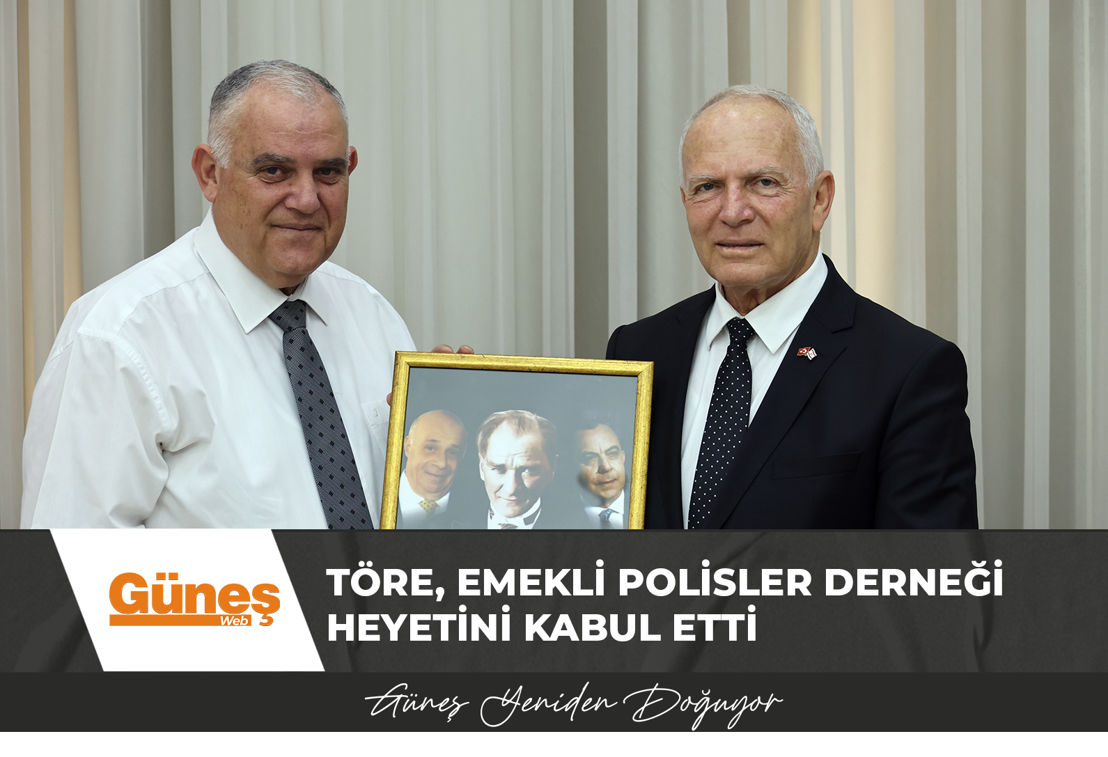 Töre, Emekli Polisler Derneği heyetini kabul etti