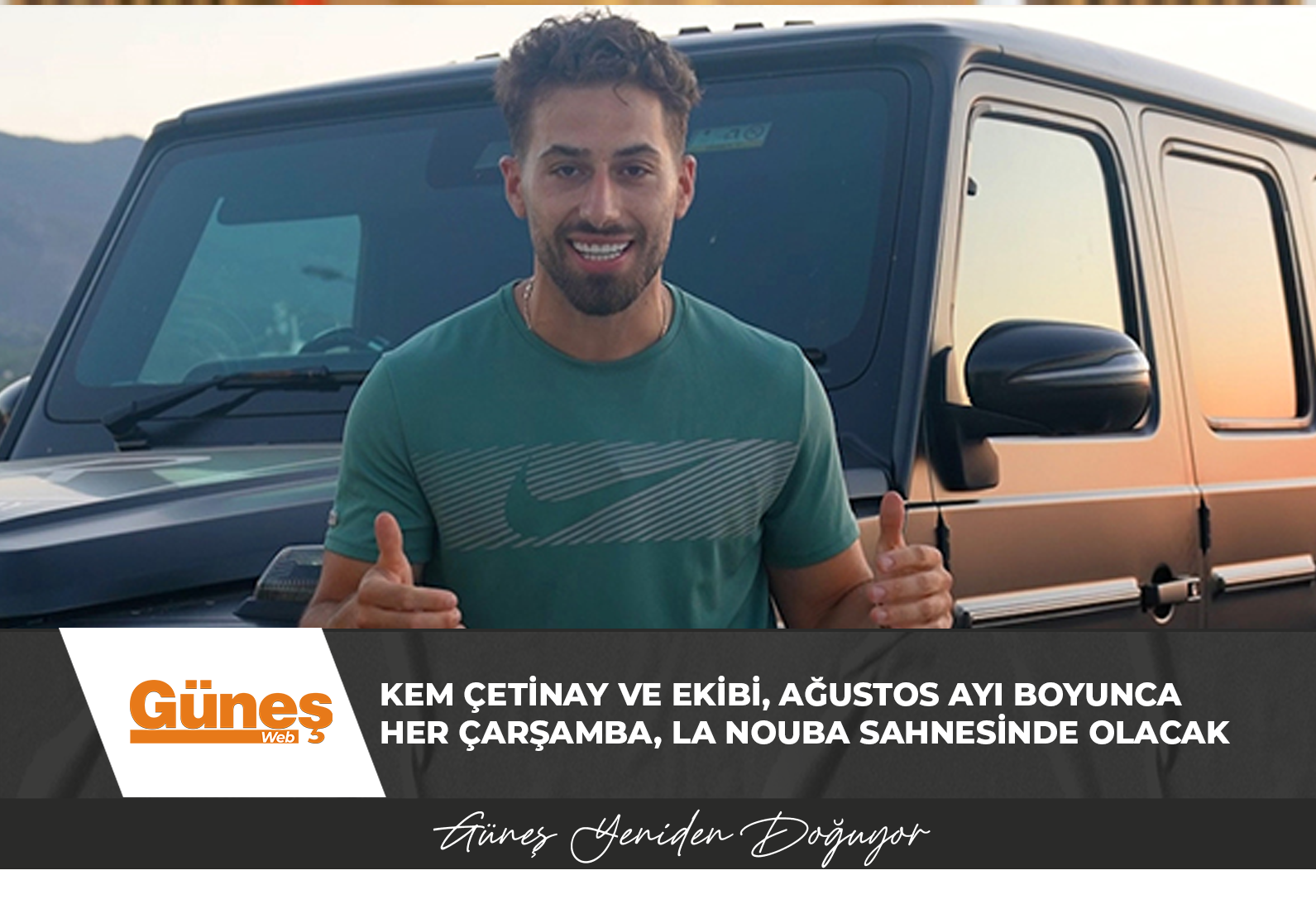 Kem Çetinay ve ekibi, ağustos ayı boyunca her çarşamba, La Nouba sahnesinde olacak