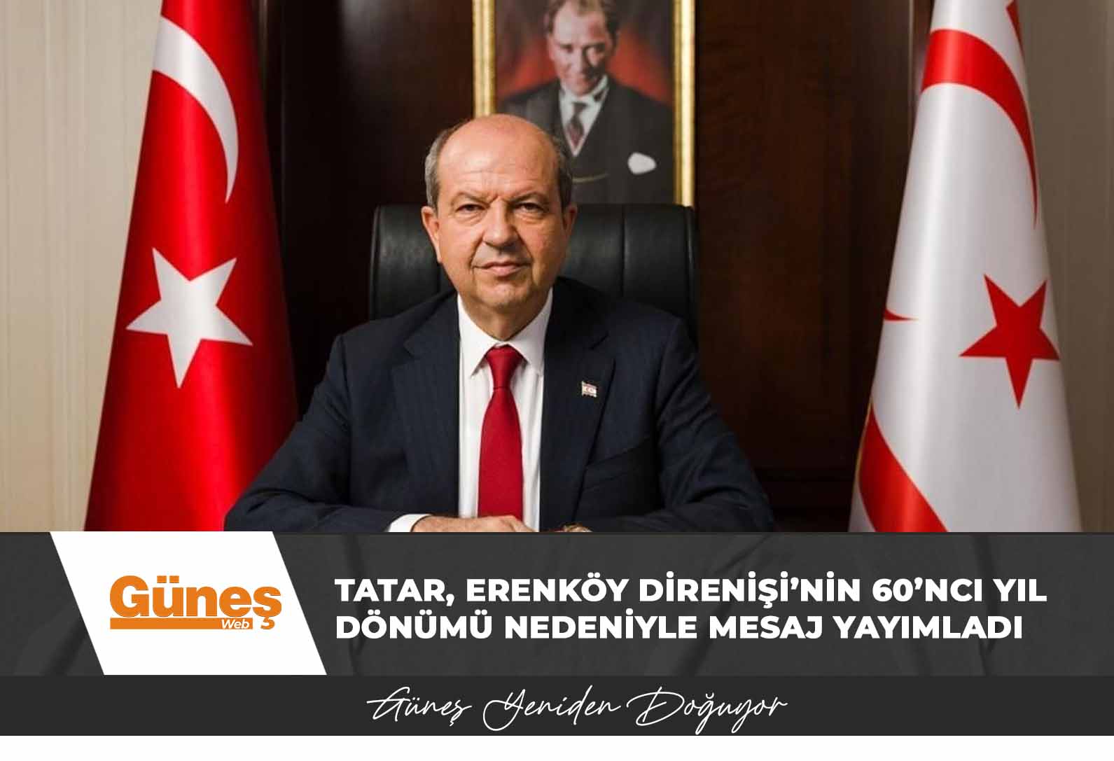 Tatar, Erenköy Direnişi’nin 60’ncı yıl dönümü nedeniyle mesaj yayımladı