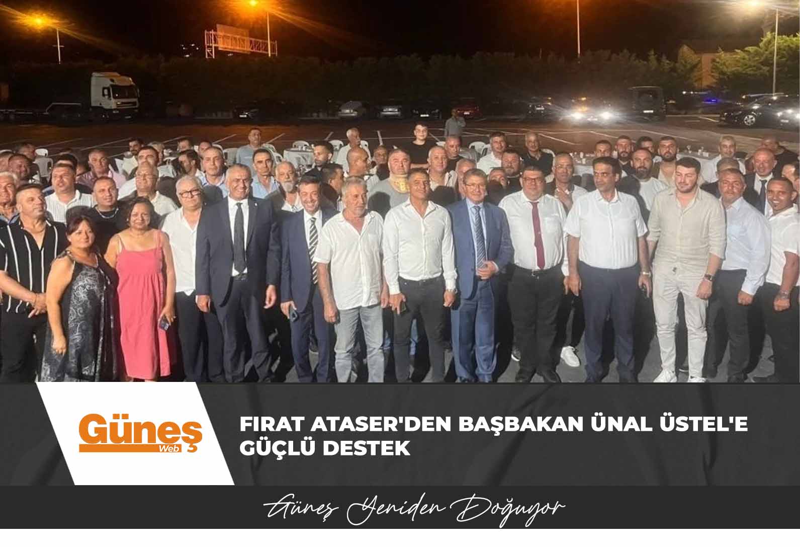 Fırat Ataser’den Başbakan Ünal Üstel’e güçlü destek