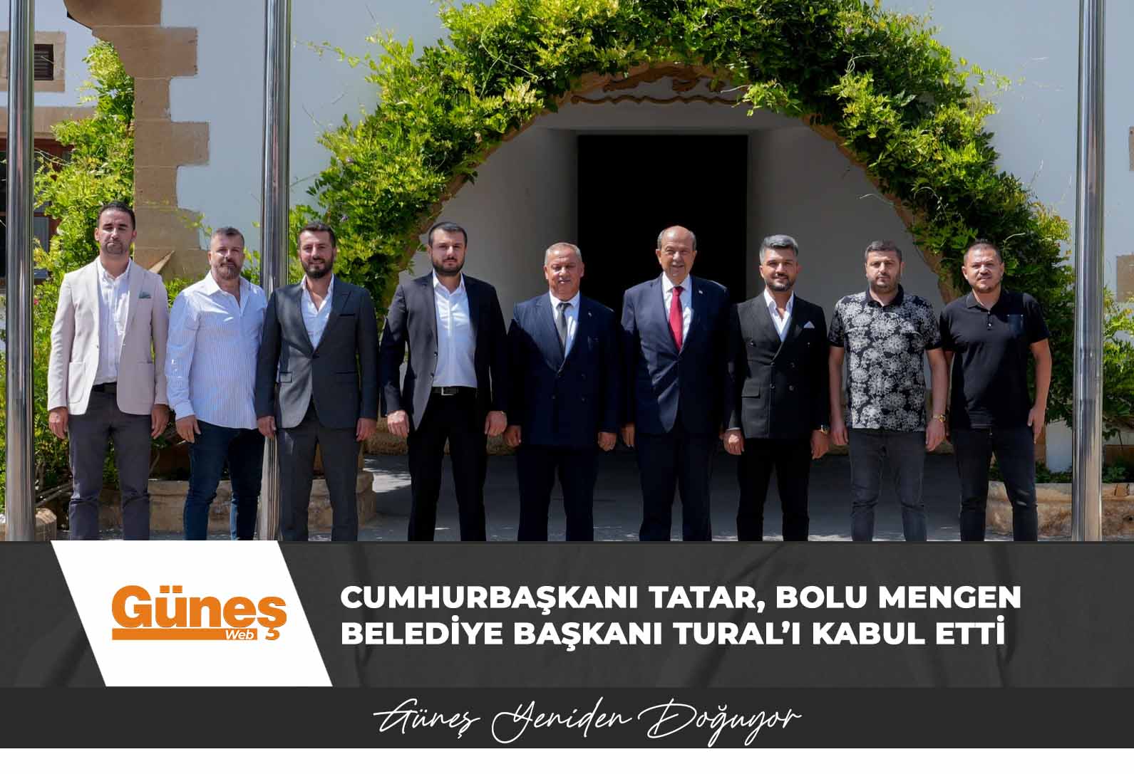 Cumhurbaşkanı Tatar, Bolu Mengen Belediye Başkanı Tural’ı kabul etti