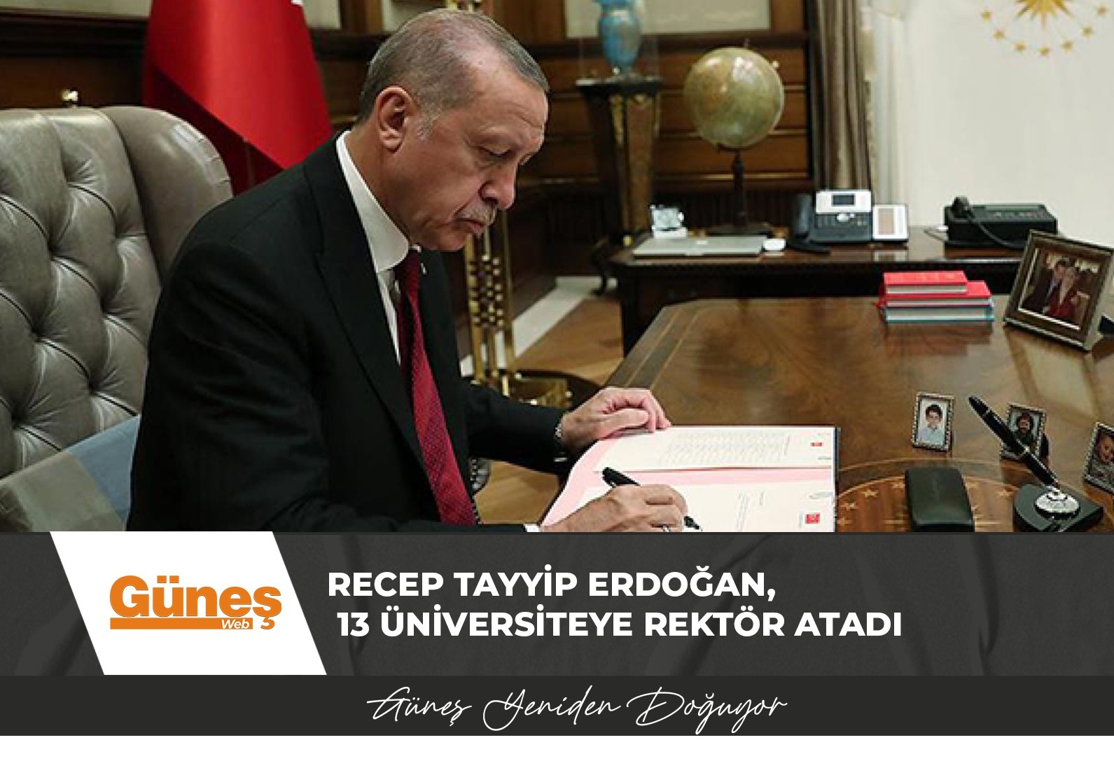 TC Cumhurbaşkanı Recep Tayyip Erdoğan, 13 üniversiteye rektör atadı