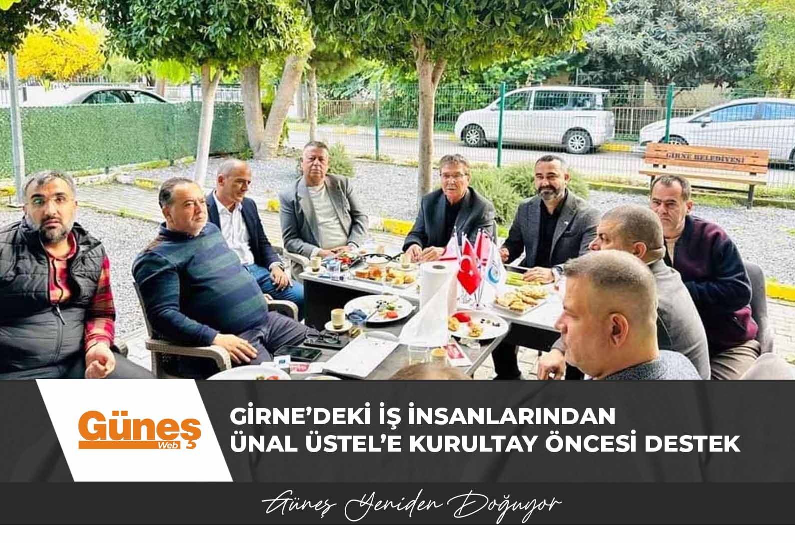 Girne’deki iş insanlarından Ünal Üstel’e kurultay öncesi destek