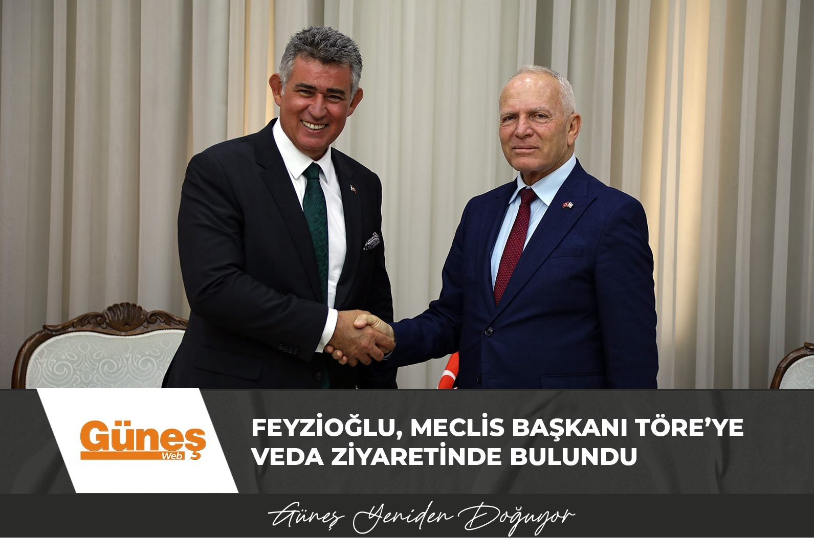 Büyükelçi Feyzioğlu, Meclis Başkanı Töre’ye veda ziyaretinde bulundu