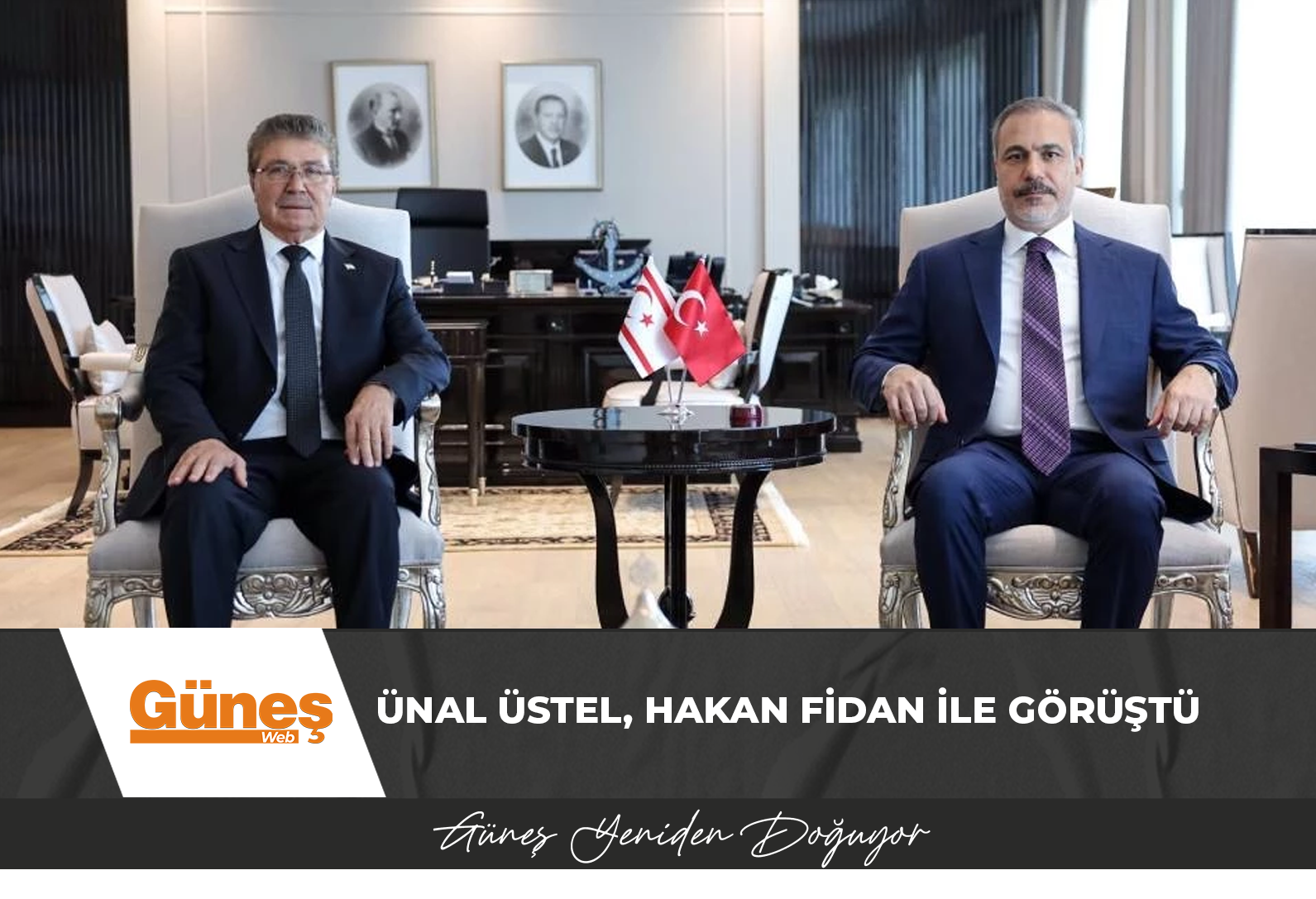 Ünal Üstel, Hakan Fidan ile görüştü
