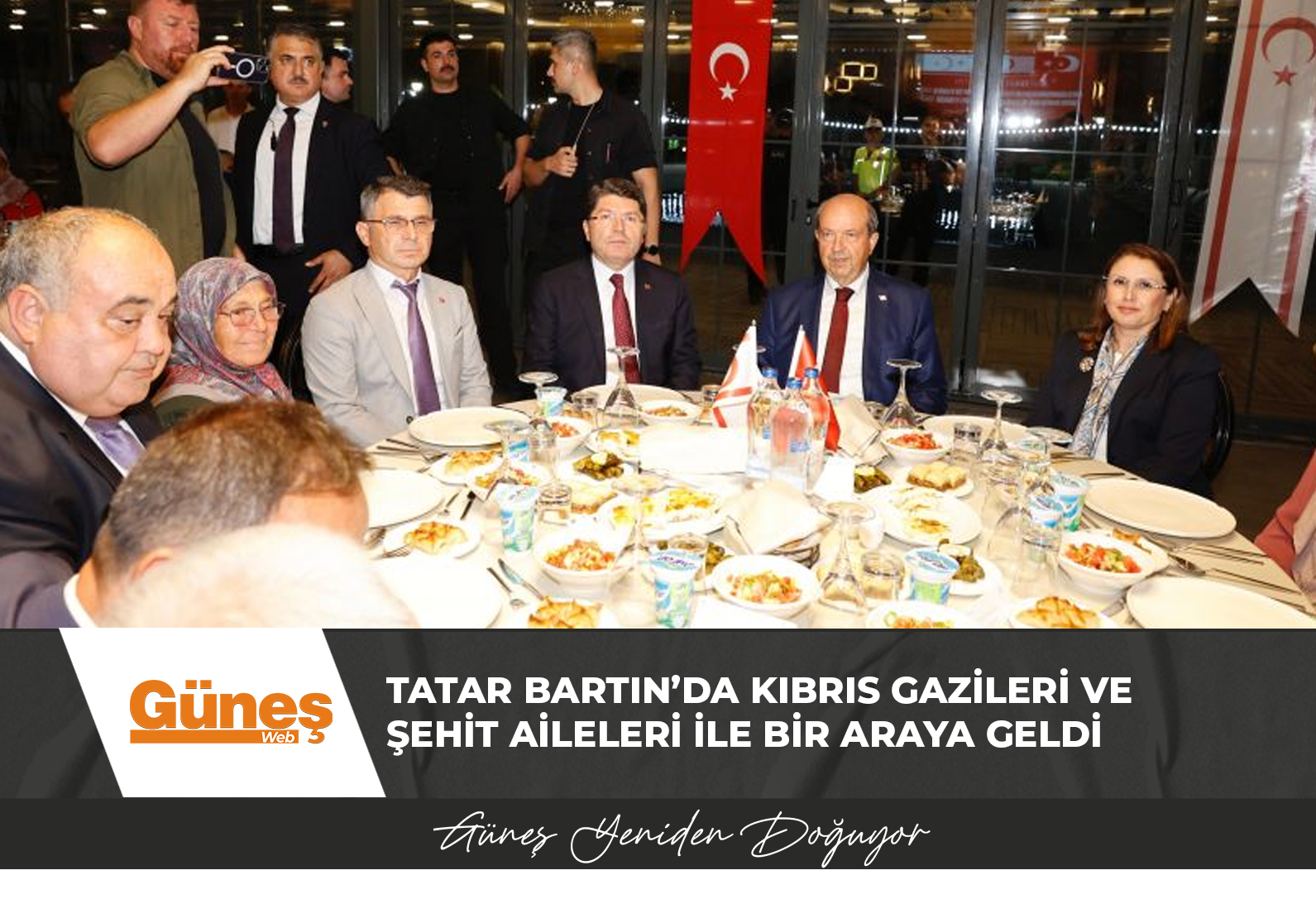 Cumhurbaşkanı Ersin Tatar Bartın’da Kıbrıs gazileri ve şehit aileleri ile bir araya geldi