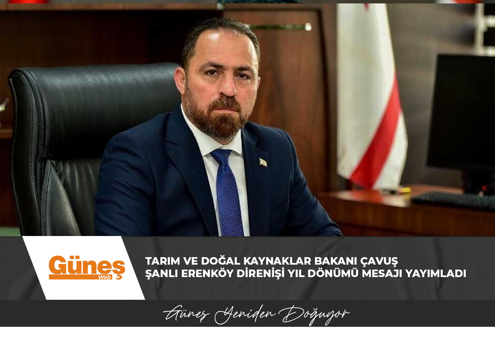 Tarım ve Doğal Kaynaklar Bakanı Çavuş Şanlı Erenköy Direnişi yıl dönümü mesajı yayımladı