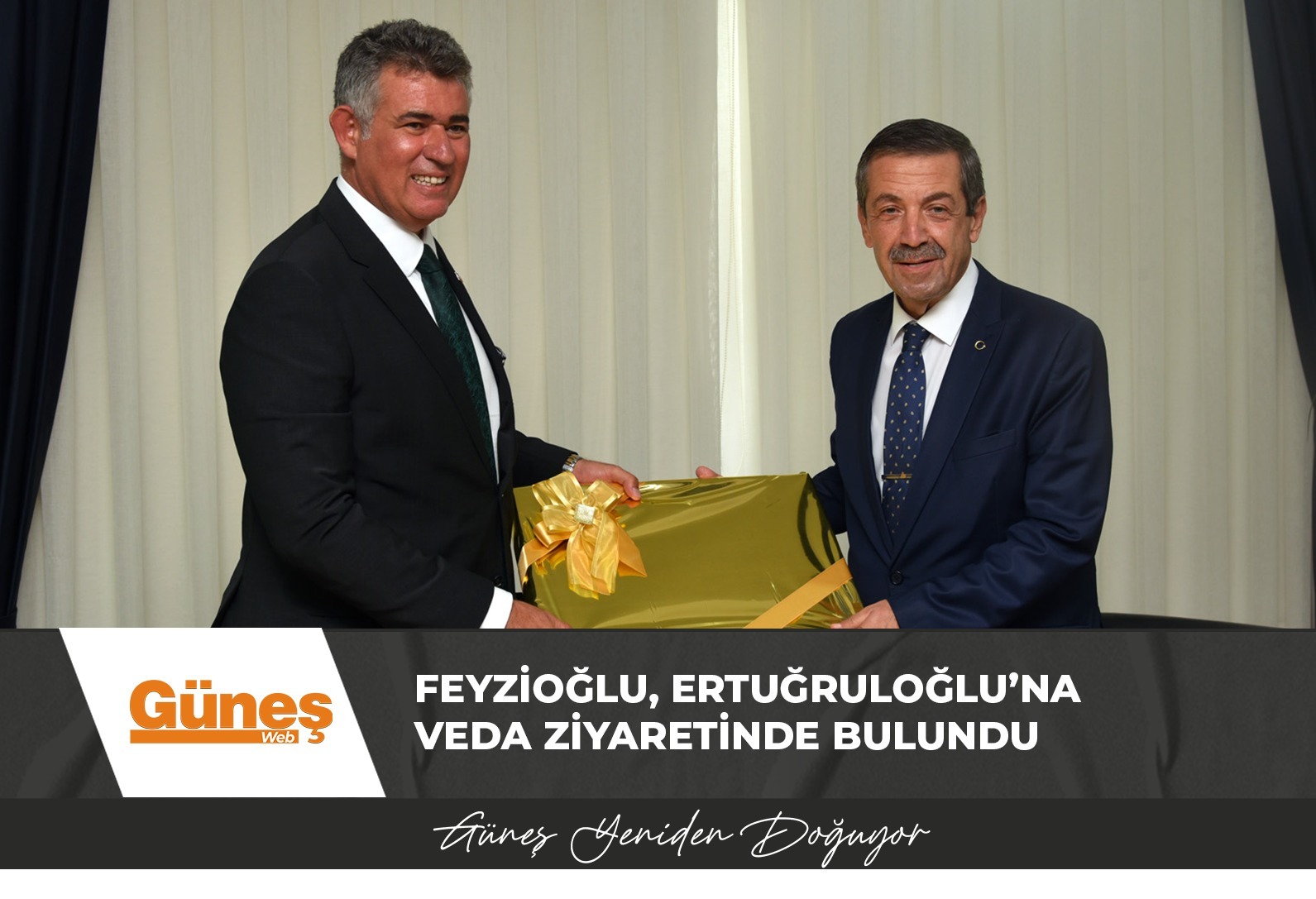 Büyükelçi Feyzioğlu, Dışişleri Bakanı Ertuğruloğlu’na veda ziyaretinde bulundu