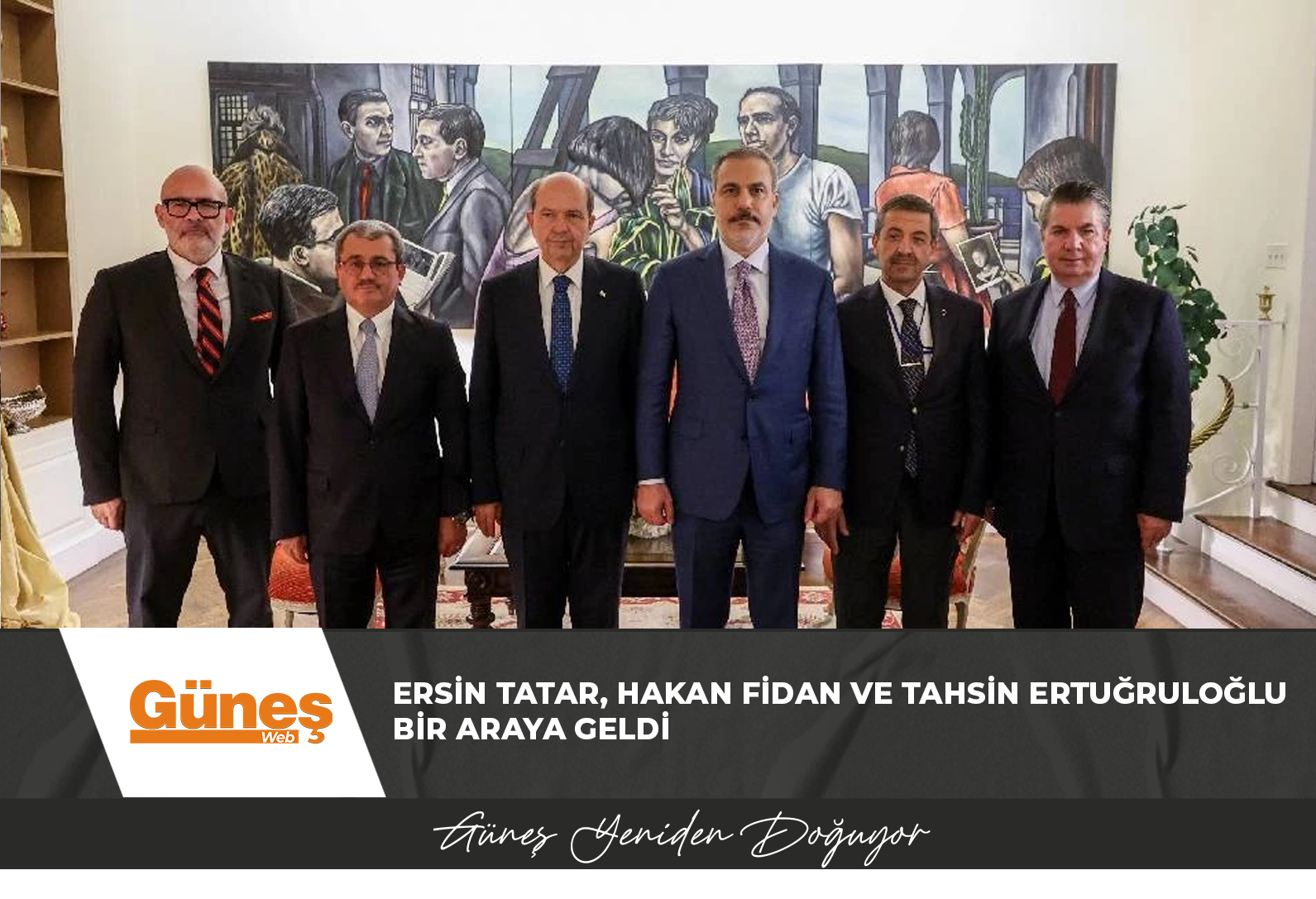 ERSİN TATAR, HAKAN FİDAN VE TAHSİN ERTUĞRULOĞLU BİR ARAYA GELDİ