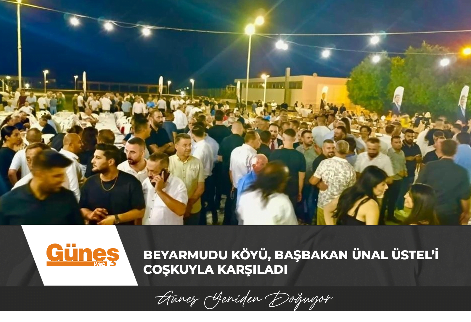 Beyarmudu Köyü, Başbakan Ünal Üstel’i coşkuyla karşıladı