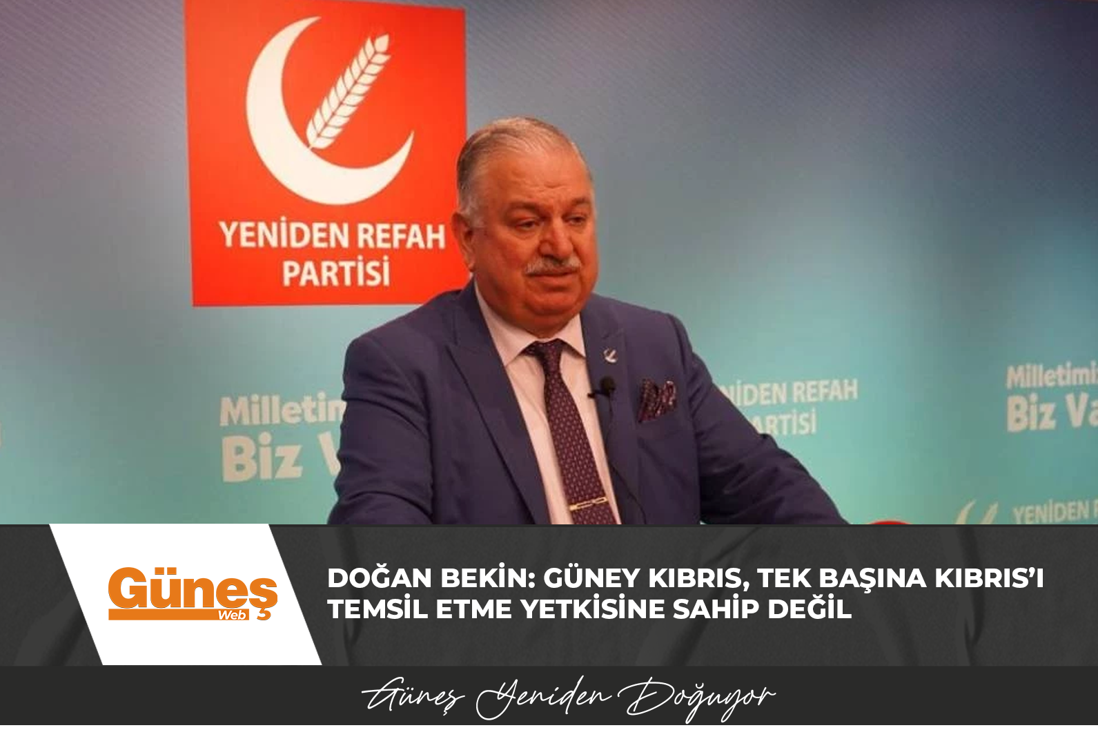 Doğan Bekin: Güney Kıbrıs, tek başına Kıbrıs’ı temsil etme yetkisine sahip değil