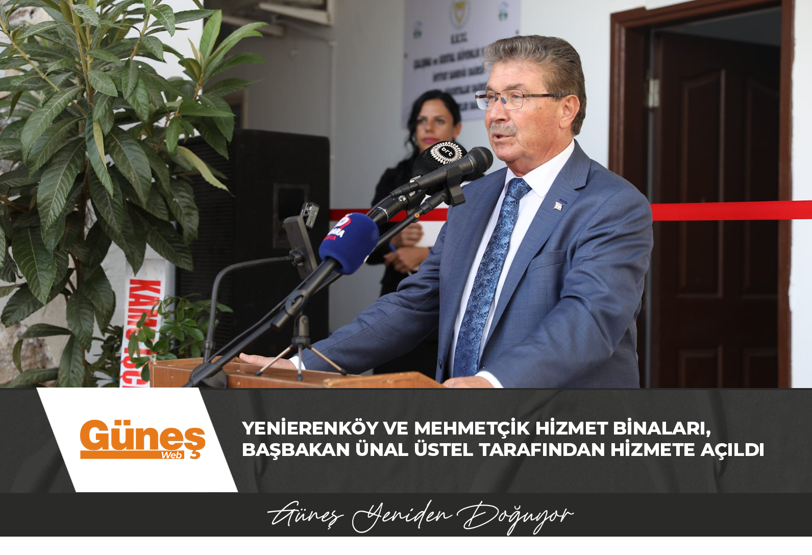 Yenierenköy ve Mehmetçik hizmet binaları, Başbakan Ünal Üstel tarafından hizmete açıldı