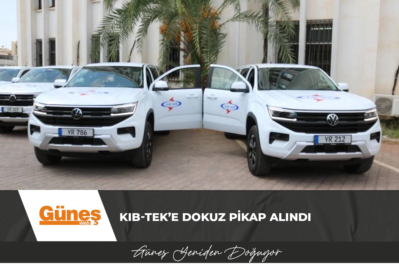 Kıb-Tek’e dokuz pikap alındı