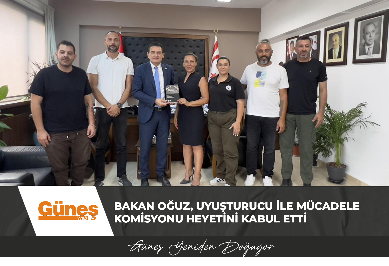 Bakan Oğuz, Uyuşturucu ile Mücadele Komisyonu heyetini kabul etti