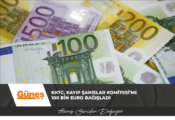 KKTC, Kayıp Şahıslar Komitesi’ne 100 bin euro bağışladı