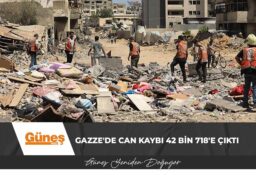 Gazze’de can kaybı 42 bin 718’e çıktı