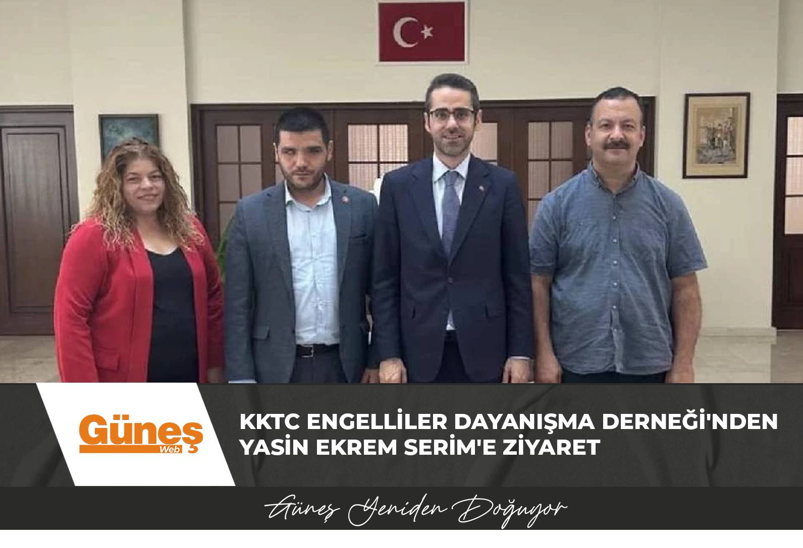 KKTC Engelliler Dayanışma Derneği’nden Yasin Ekrem Serim’e ziyaret